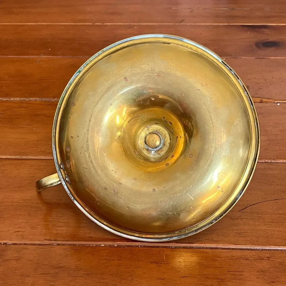Vintage Brass Candle Holder